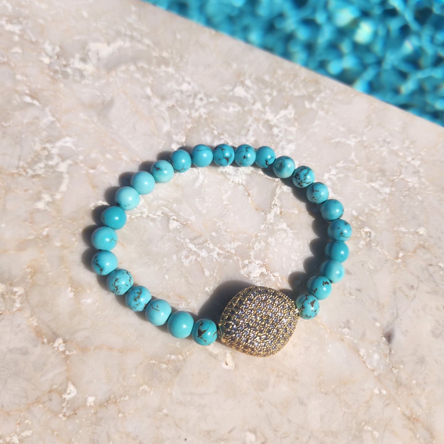 Pebble Bracelet in Turquoise