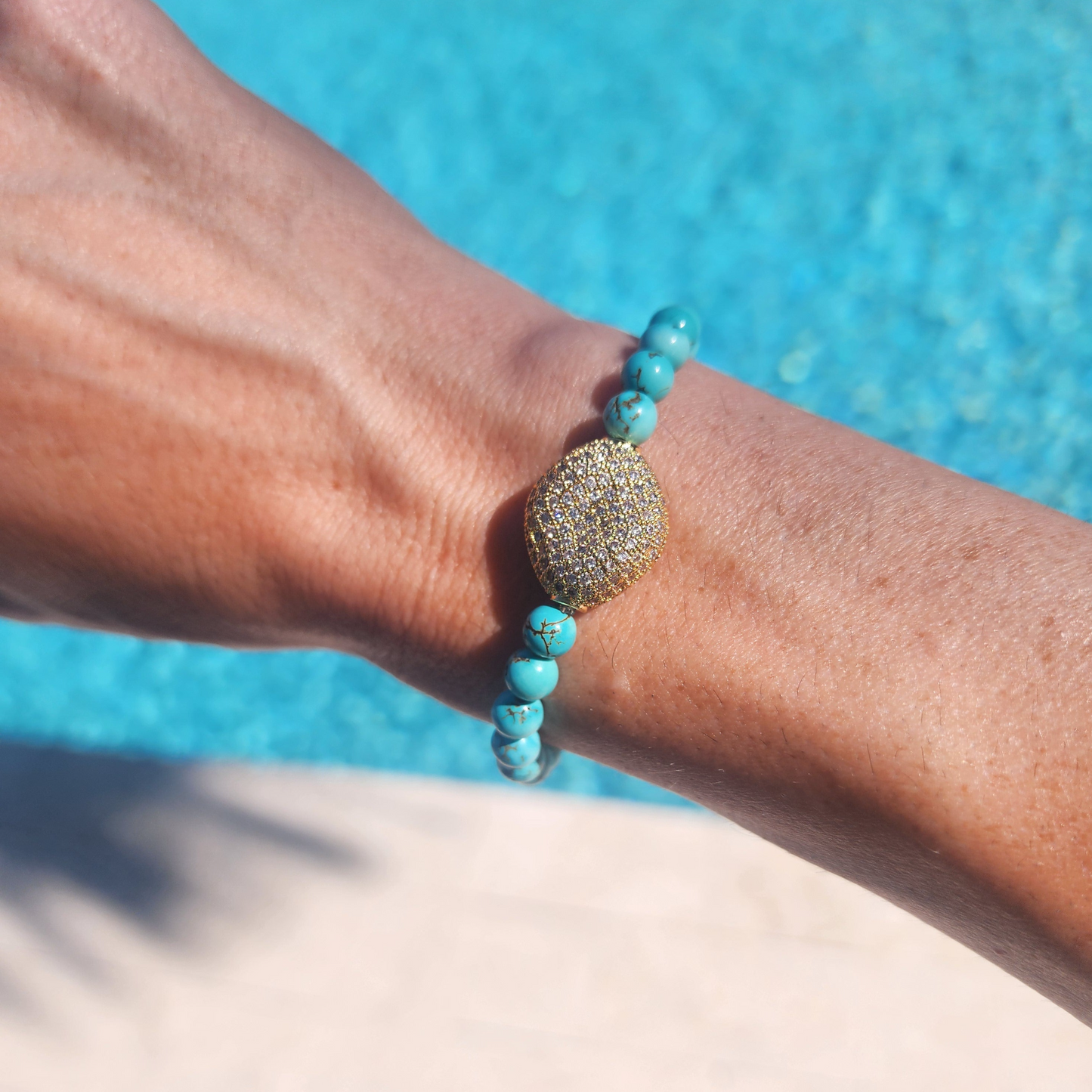 Pebble Bracelet in Turquoise