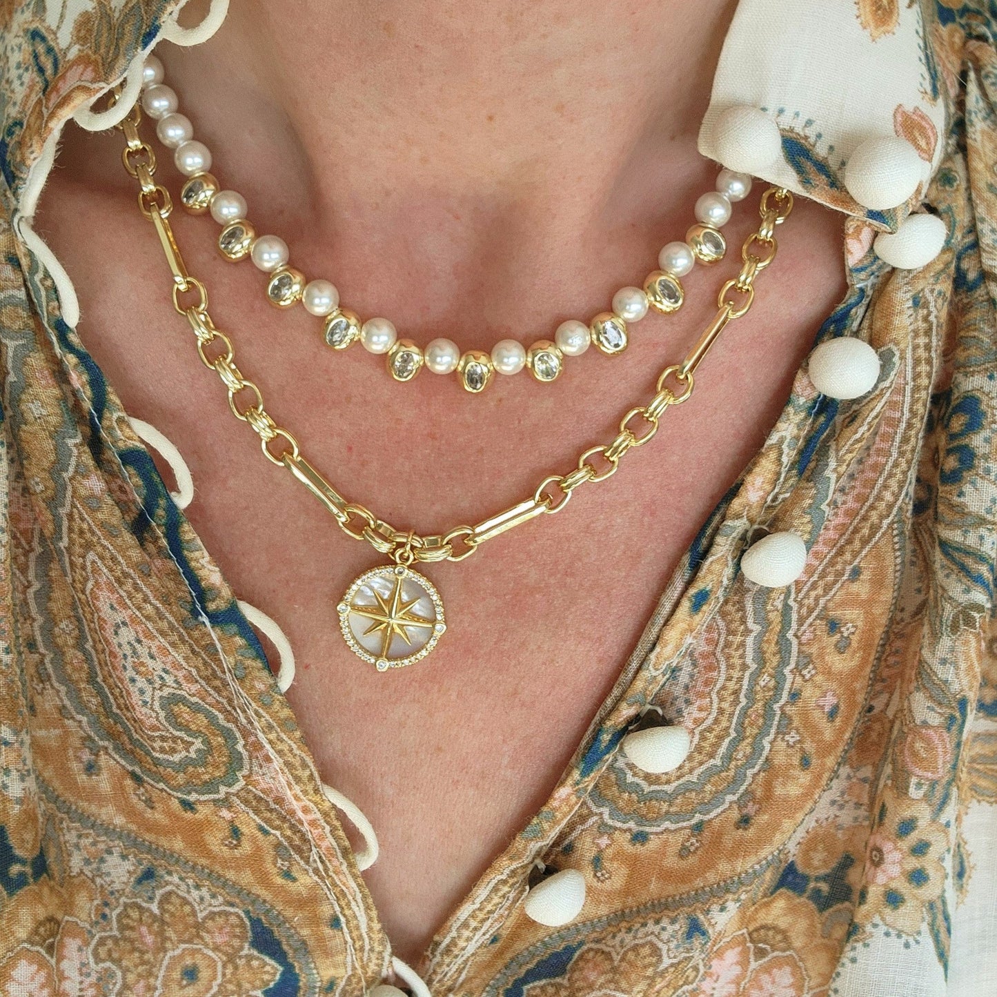 Compass Chain Necklace