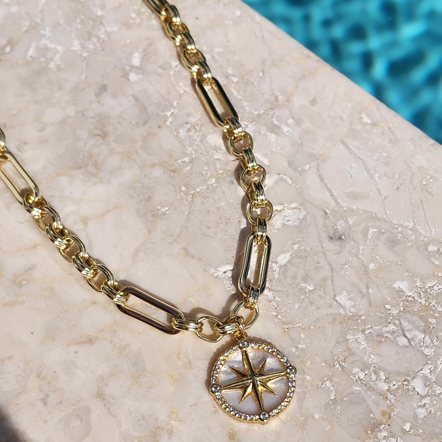 Compass Chain Necklace