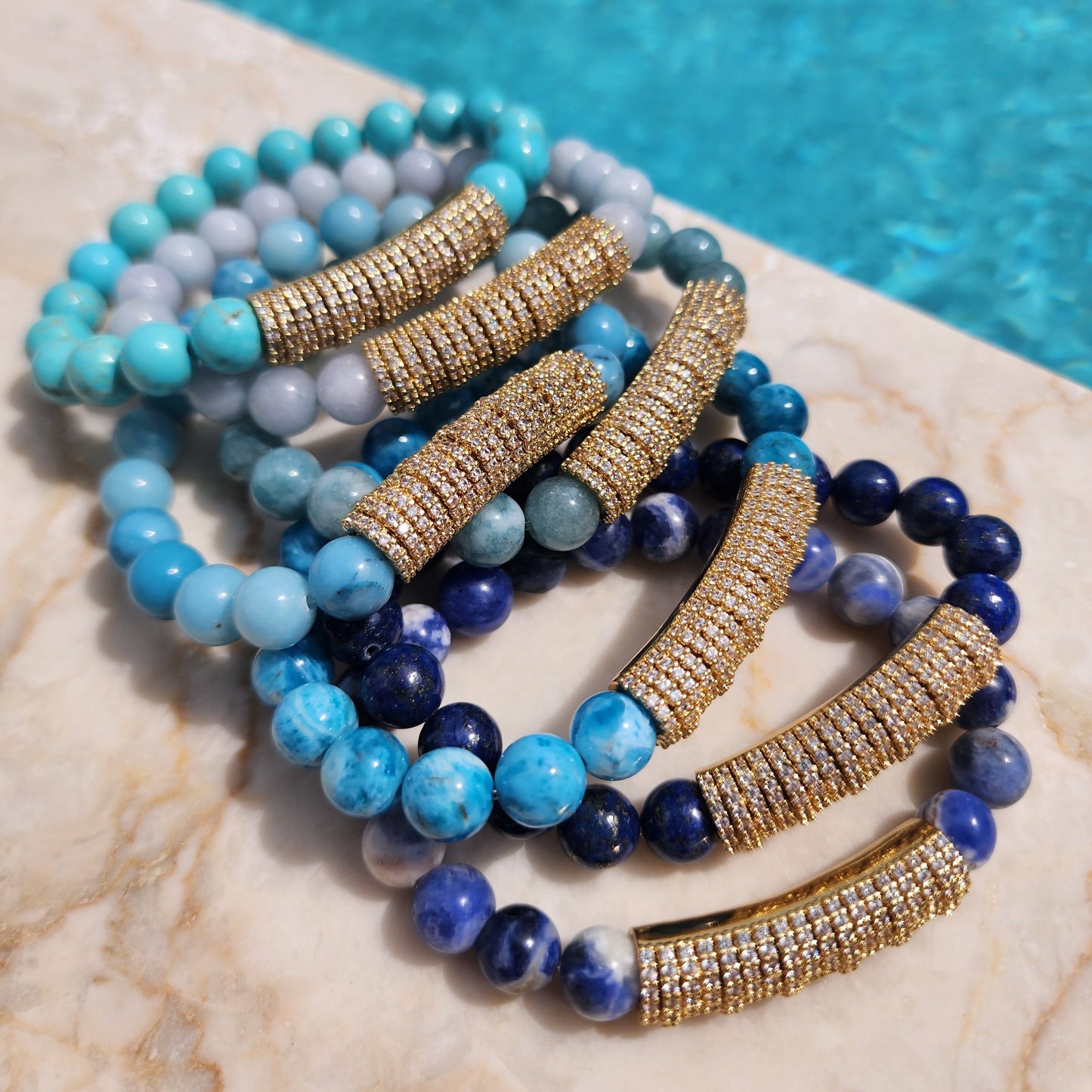 Candy Bracelet in Lapis Lazuli