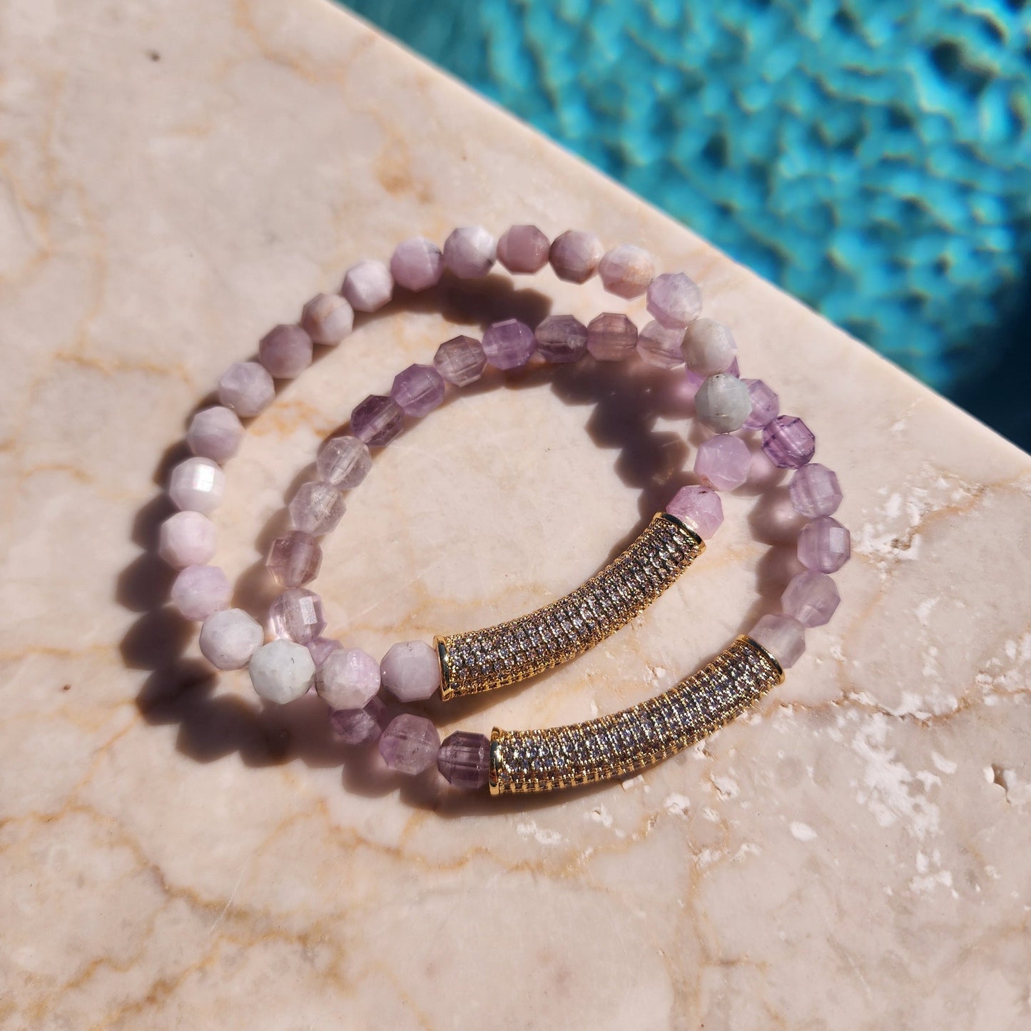 Celine Stretch Bracelet in amethyst