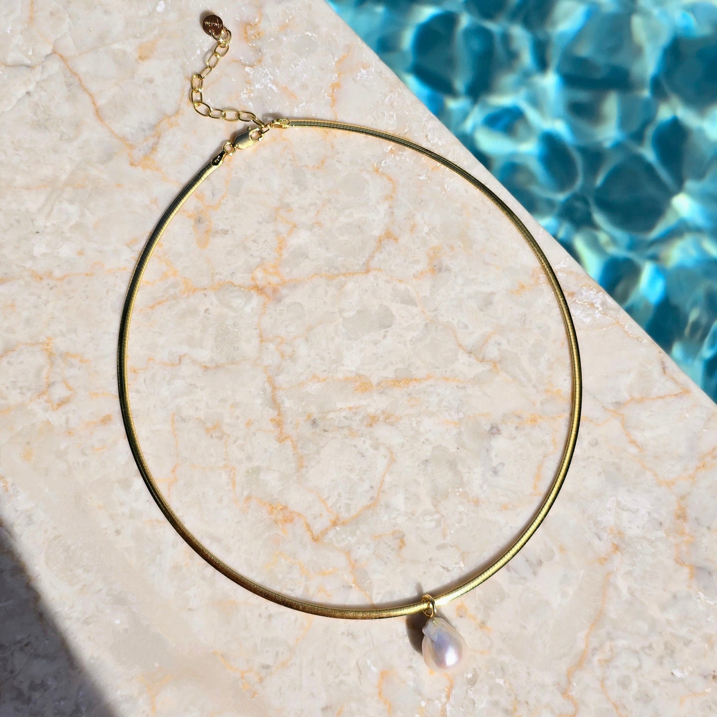Baroque Pearl Collar Necklace