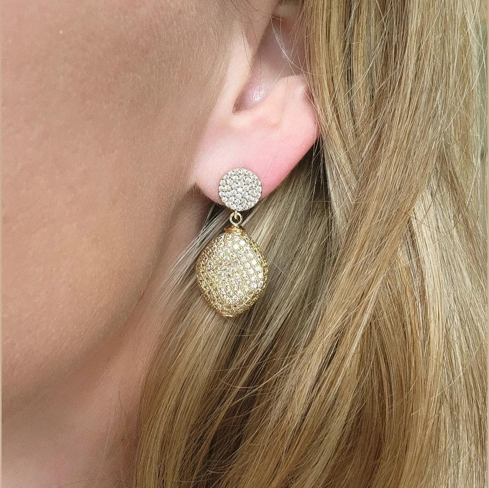 Pebble Drop Earrings
