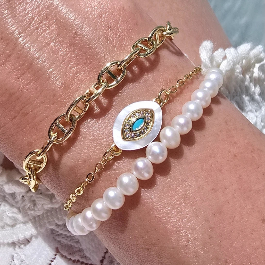 Turquoise Eye Bracelet