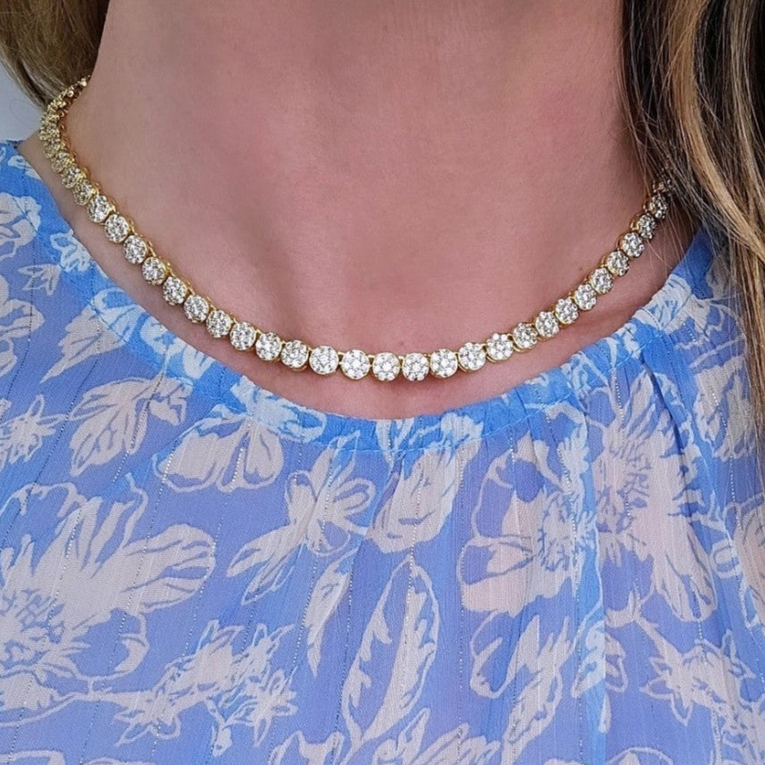 Pavé Tennis Necklace