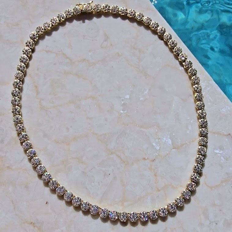 Pavé Tennis Necklace