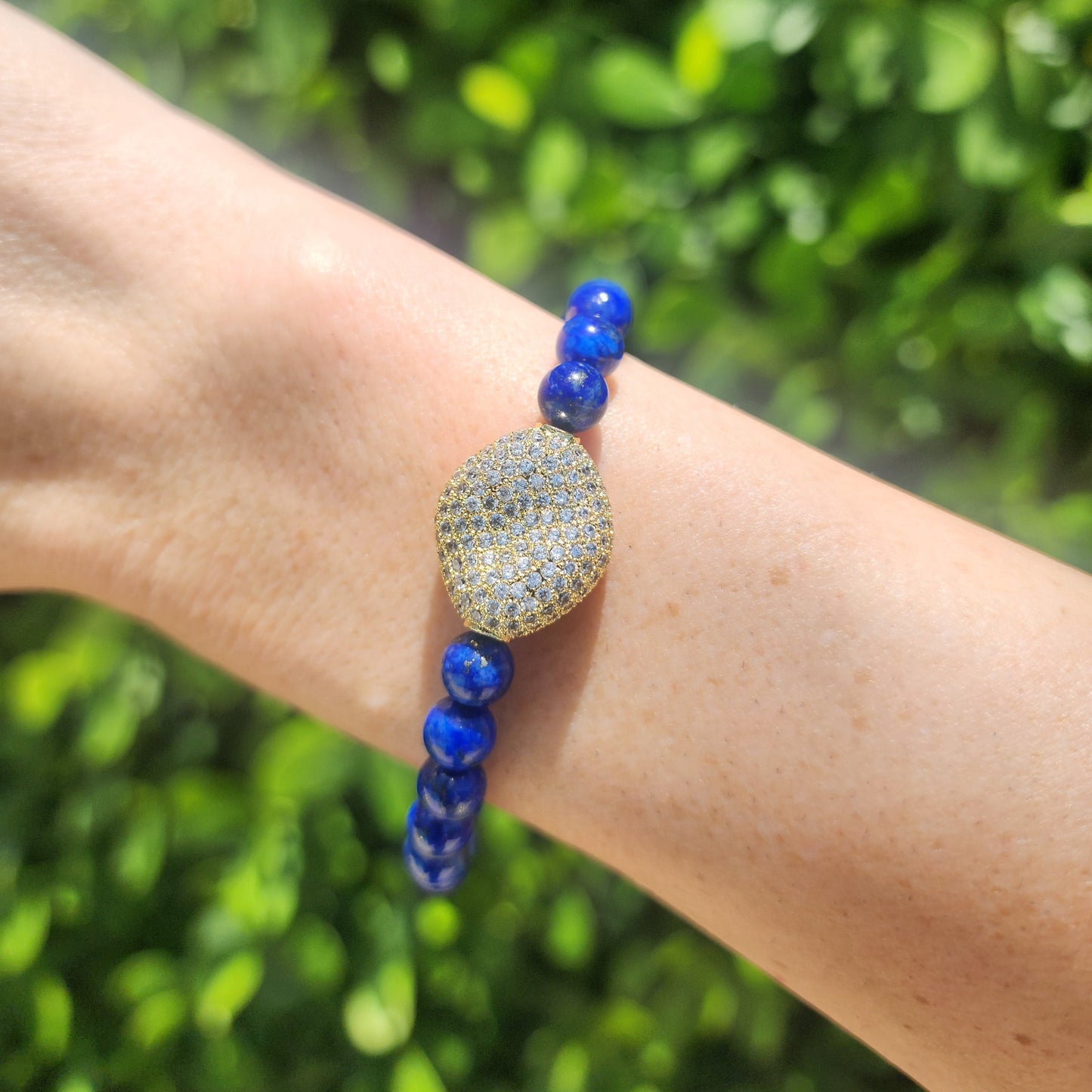 Pebble Bracelet in Lapis