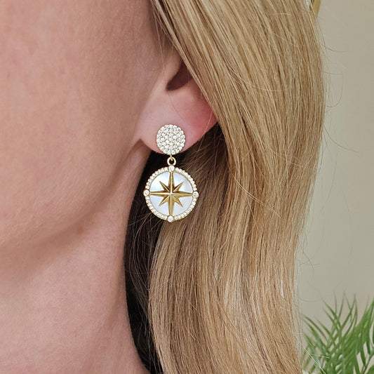 Compass Earrings