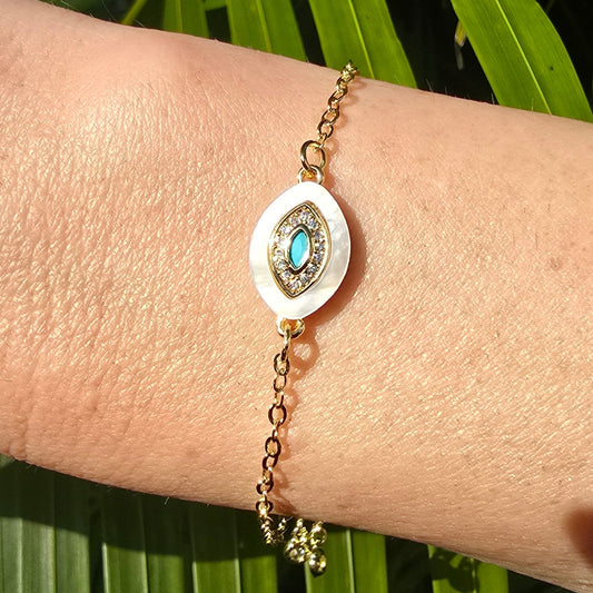 Turquoise Eye Bracelet